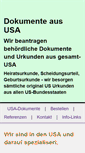 Mobile Screenshot of dokumente-aus-usa.com